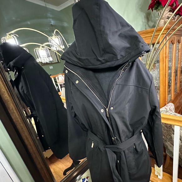🧥NWT Michael Kors Snap Front Belted Coat XXL 🧥 - Picture 9 of 12